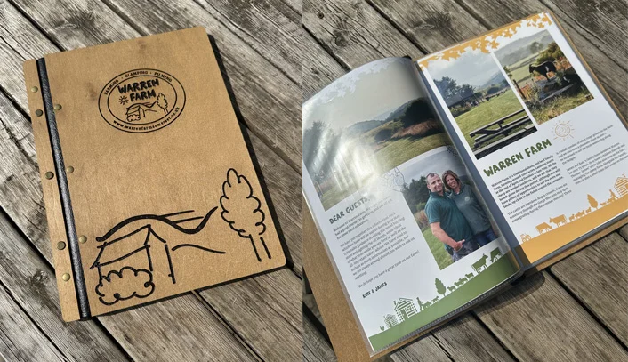 The Warren Farm Somerset welcome pack